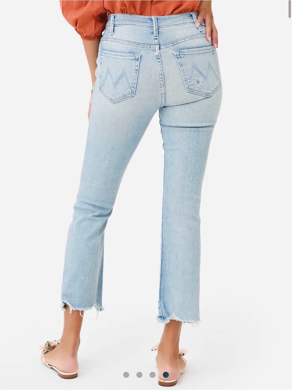 MOTHER The Hustler Ankle Chew Jeans Size 26 - Picture 4 of 12